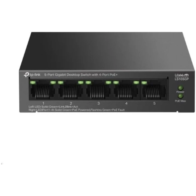 TP-Link LS105GP 5-portový switch 1Gbps POE
