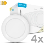 Modee LED stropný panel 6W 4000K biely 1320 lumenov 4ks
