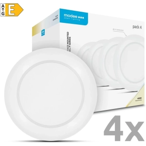 Modee LED stropný panel 6W 4000K biely 1320 lumenov 4ks
