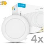 Modee LED panel podhľadový 12W 4000K biely 1320 lumenov 4ks