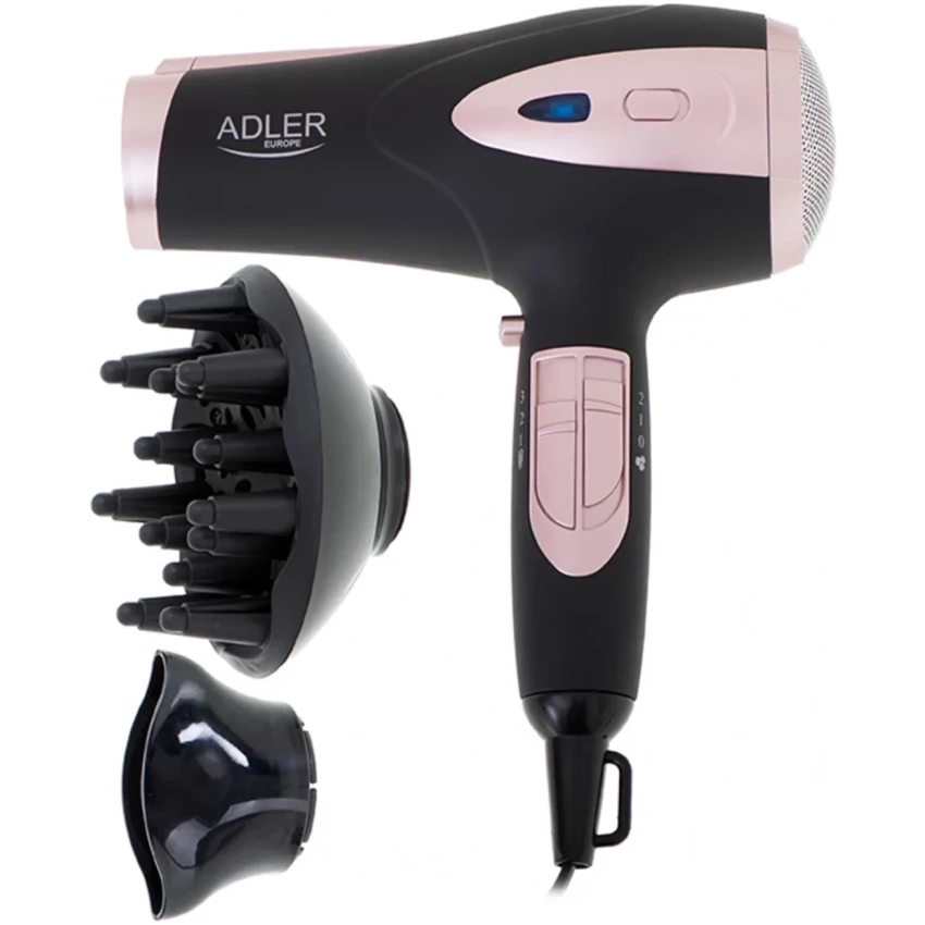 Adler AD 2248 fén na vlasy 2200W čierna