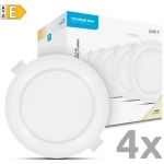 Modee LED panel podhľadový 6W 4000K biely 660 lumenov 4ks