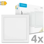 Modee LED stropný panel štvorec 24W 4000K biely 2640 lumenov 4ks