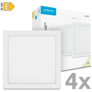 Modee LED stropný panel štvorec 24W 4000K biely 2640 lumenov 4ks