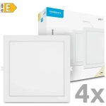 Modee LED panel podhľadový štvorec 24W 4000K biely 2640 lumenov 4ks