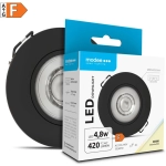 Modee LED bodové svetlo podhľadové 4,8W čierne 420 lumenov