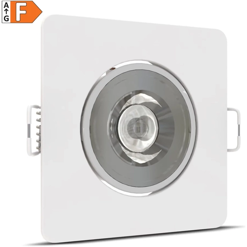 Modee LED bodové svetlo podhľadové 4,8W biele 420 lumenov štvorec