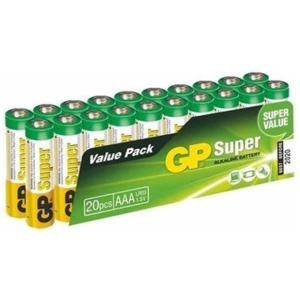 GP Super alkalické batérie 20ks balenie