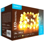 Modee Lighting LED vianočná reťaz 200 LED 20m teplá biela bobule
