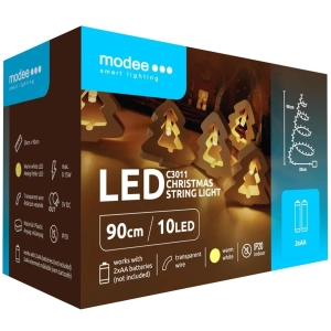 Modee Lighting LED dekorácia 10 LED 90 cm stromček 2xAA batérie