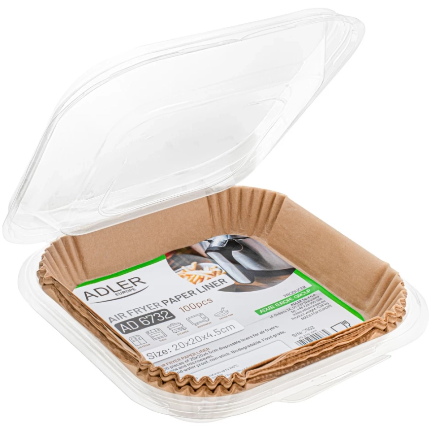 Adler AD 6732 papierove misky 20x20cm