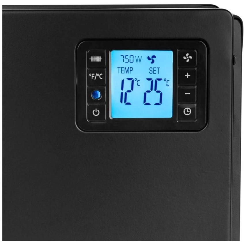 NOVEEN CH7100 SMART čierny elektrický konvektorový radiátor 2000W