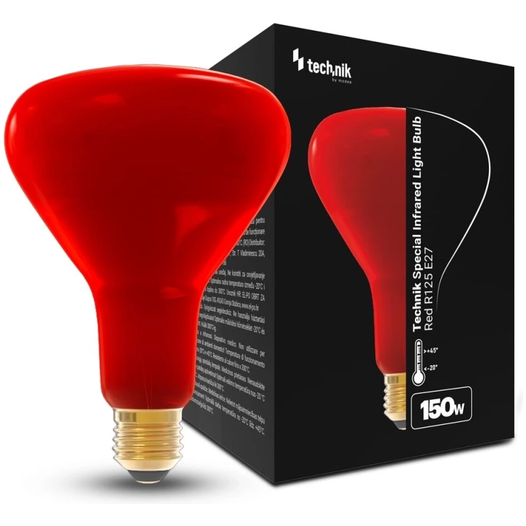 Technik INFRA žiarovka E27 150W  R125