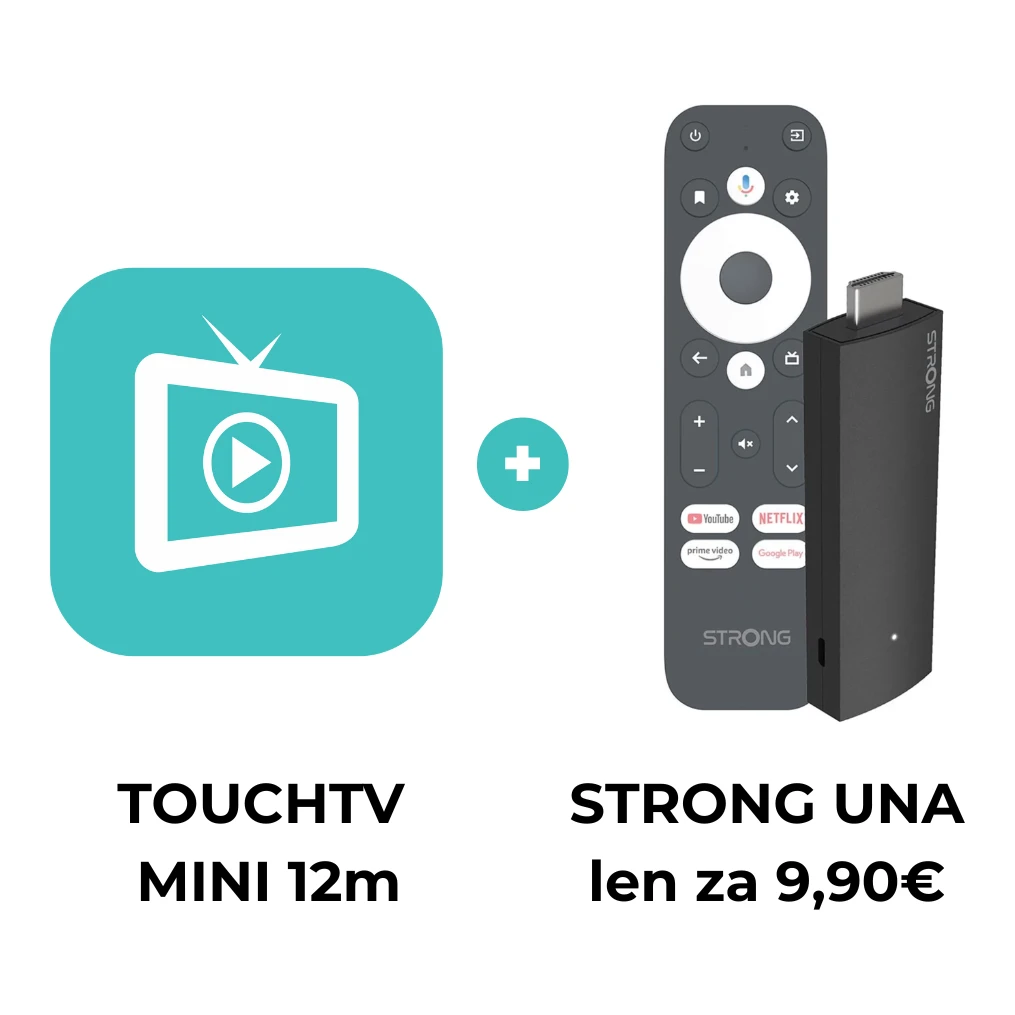 touchTV MINI12 mesiacov + LEAP-UNA za 9,90€ touchTV MINI12 mesiacov + LEAP-UNA za 9,90€