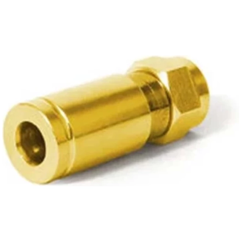 F- konektor kompresný tenký 4,6mm Zlatý