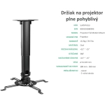Superior držiak na projektor Full Motion