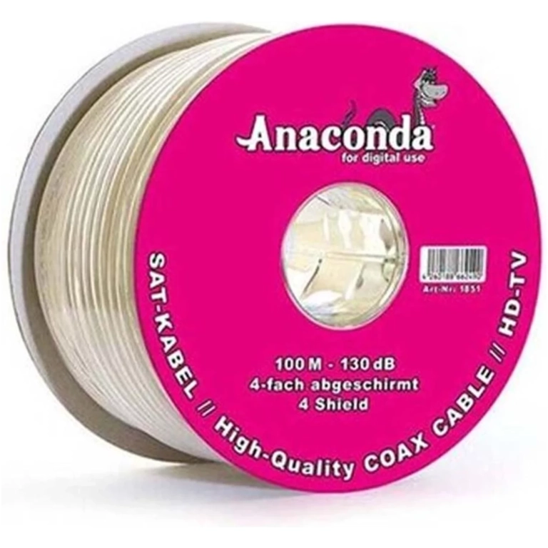 Koaxiálny kábel Lokmann 130dB štvorité tienenie