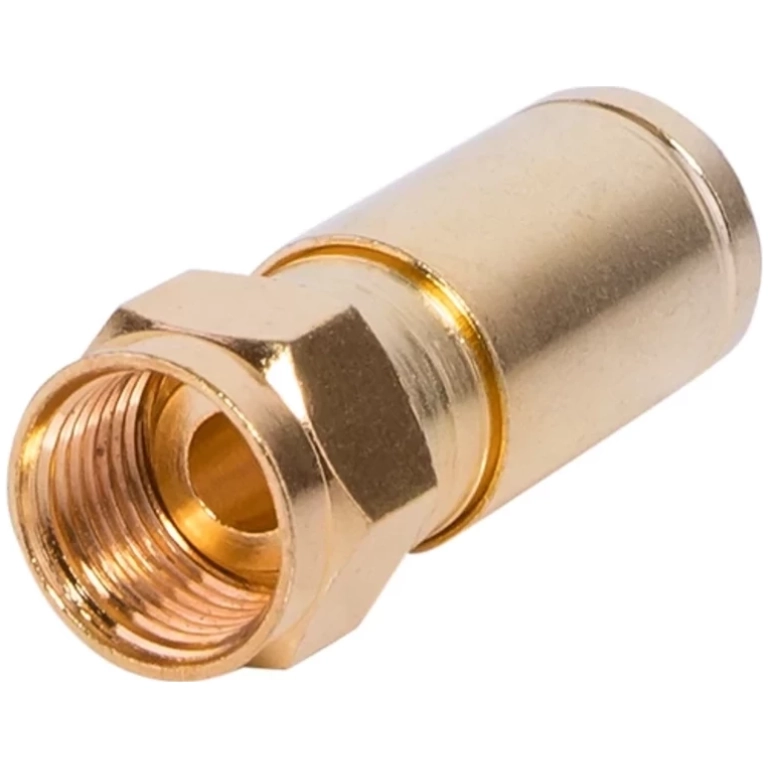 F- konektor Lokmann kompresný zlatý