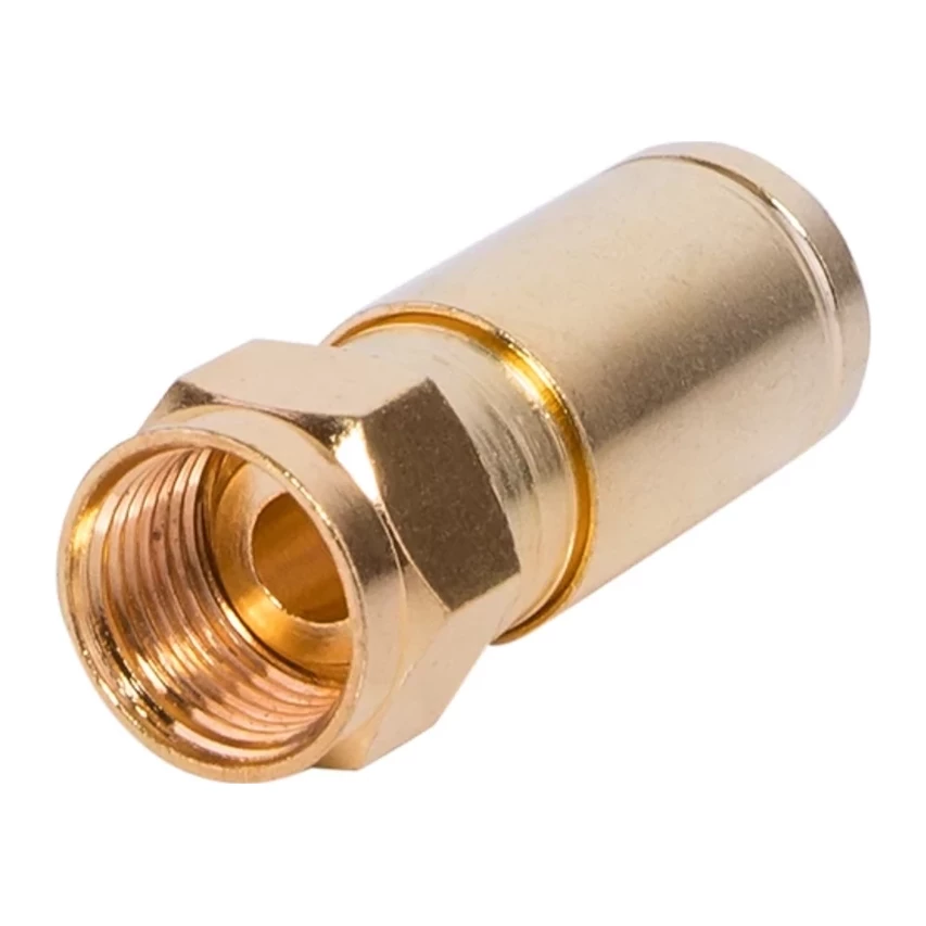 F- konektor Lokmann kompresný zlatý F- konektor Lokmann kompresný zlatý