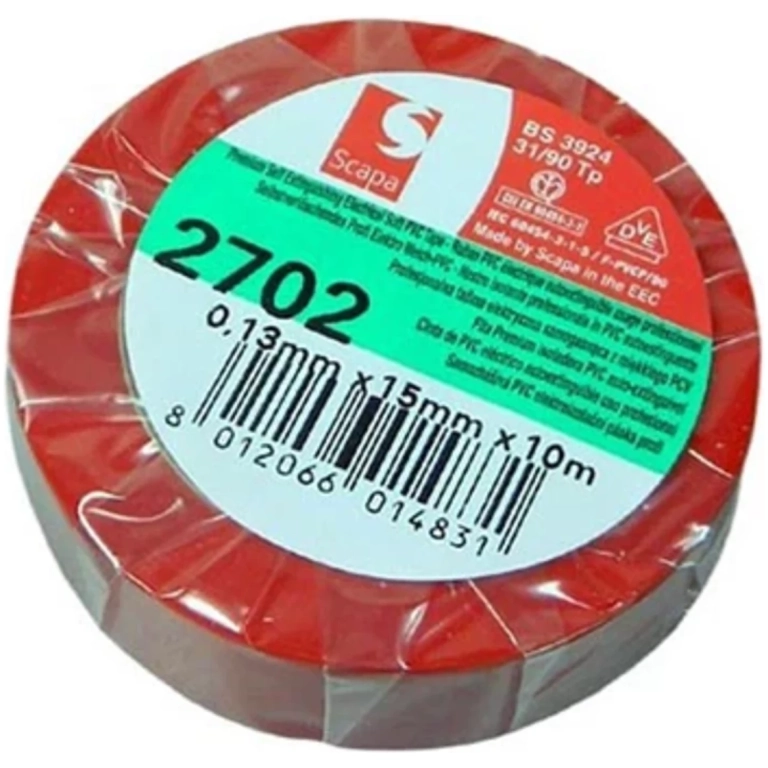SCAPA izolačná páska červená 15 mm/10 m