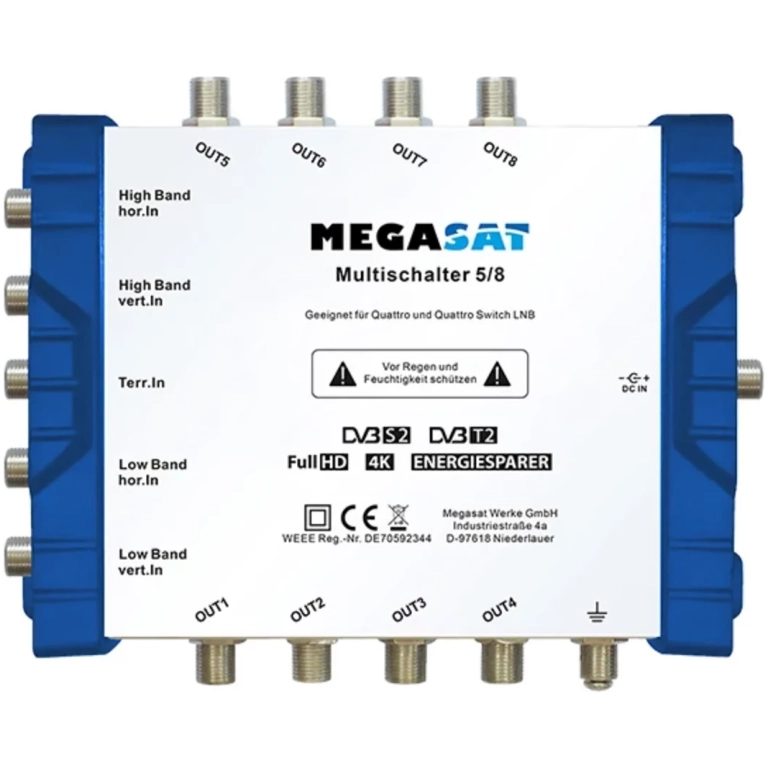 Multiprepínač Megasat 5/8 PROFI