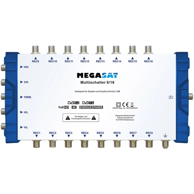 Multiprepínač Megasat 5/16 PROFI