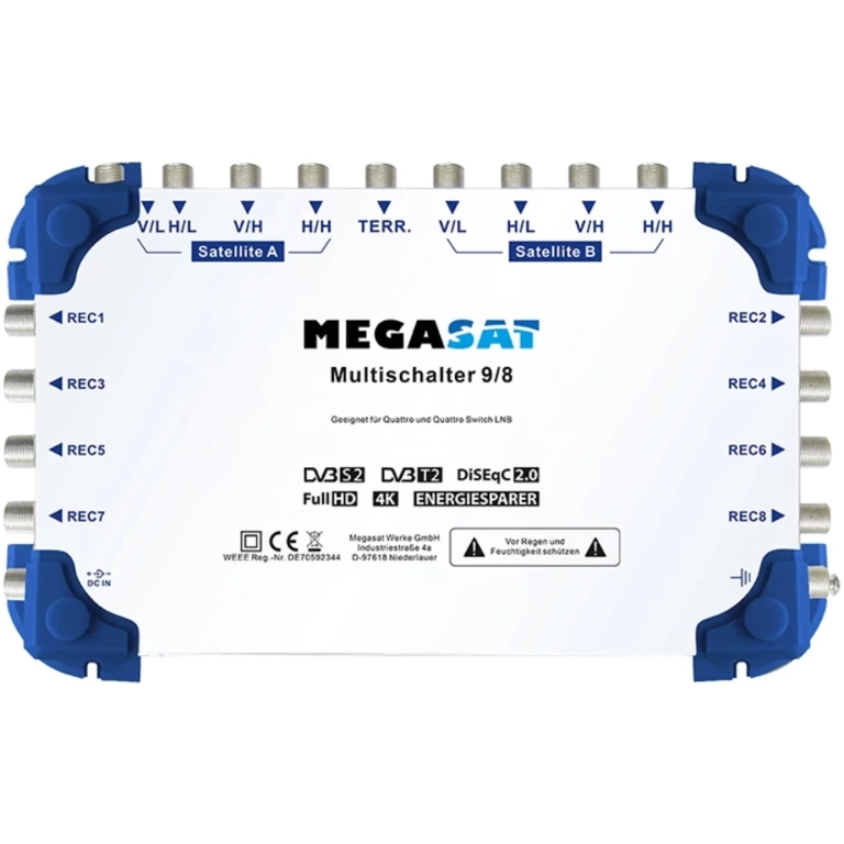 Multiprepínač Megasat 9/8 PROFI