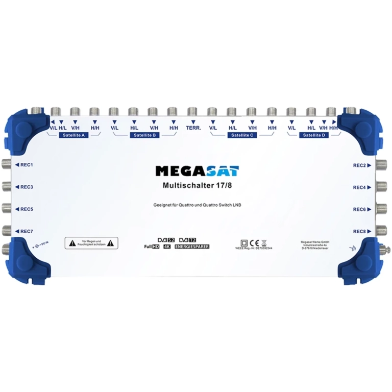 Multiprepínač Megasat 17/8 PROFI