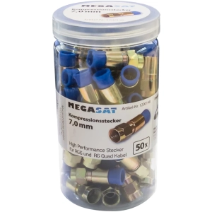 F- konektor Megasat 7 mm HQ Premium Kompresný