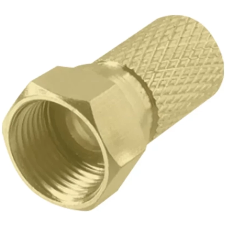 F- konektor Megasat 7,3 mm Zlatý