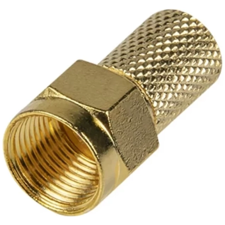 F- konektor Megasat 7 mm HQ premium zlatý