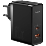 Baseus nabíjačka mobilných zariadení USB+ USB-C 100W +1m kábel čierna