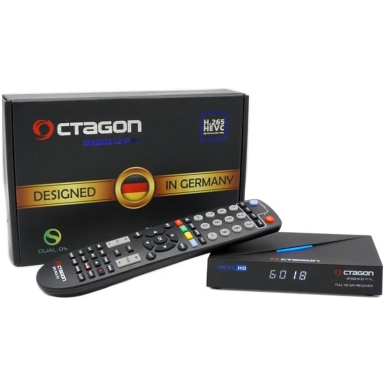 OCTAGON SFX6018 WL S2 IP HD H.265 HEVC, DUAL OS, E2