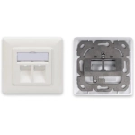 Zásuvka 2x RJ-45 keystone NW-310
