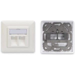 Zásuvka 2x RJ-45 keystone NW-310