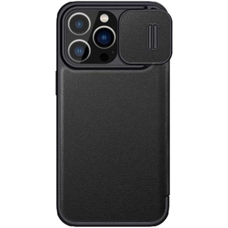 Ochranný kryt Nillkin Qin Leather Pro pre iPhone 13 PRO čierny