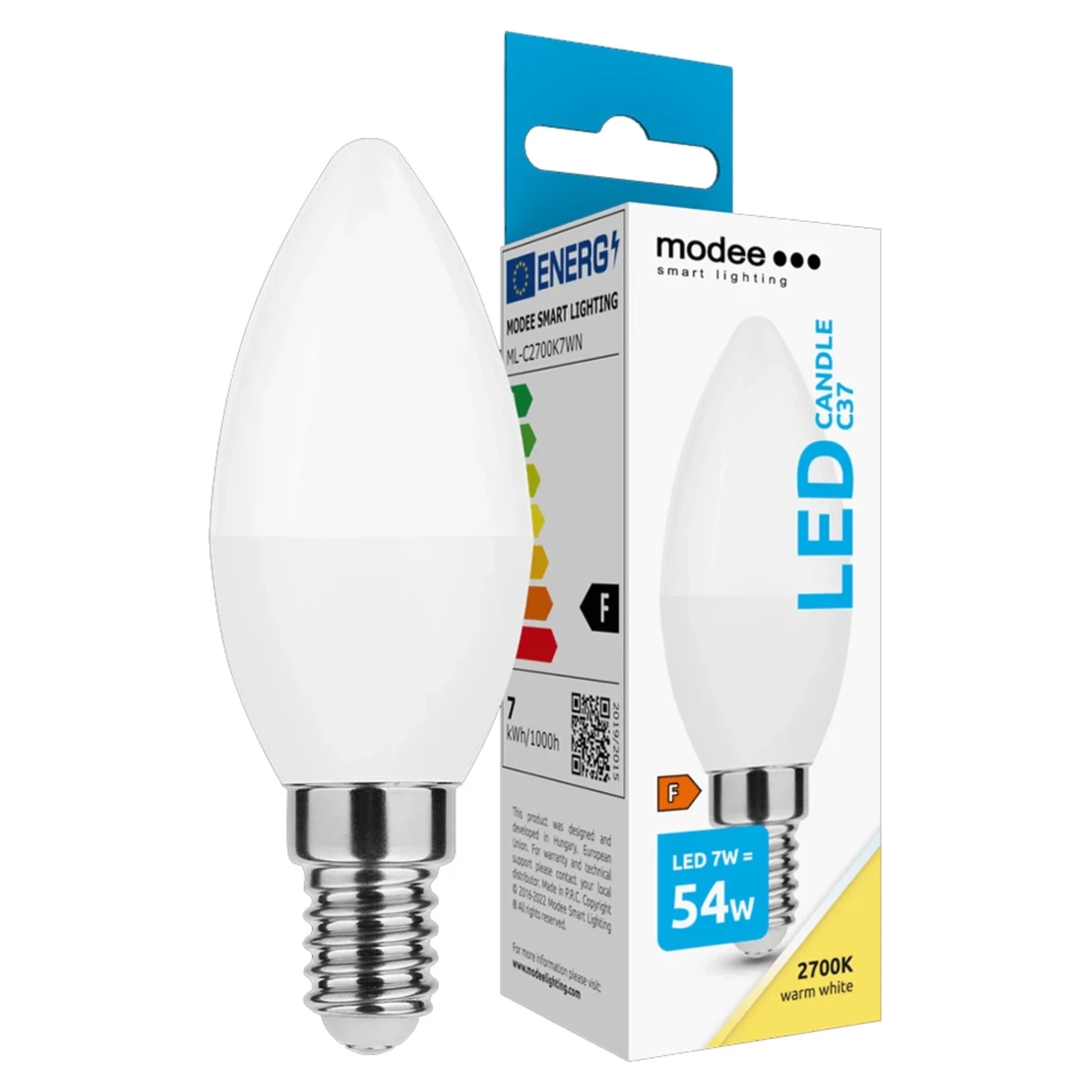 Modee Lighting LED žiarovka E14 7W 2700K CANDLE (54W) Modee Lighting LED žiarovka E14 7W 2700K CANDLE (54W)