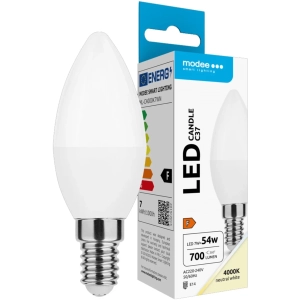 Modee Lighting LED žiarovka E14 7W 4000K CANDLE (54W)