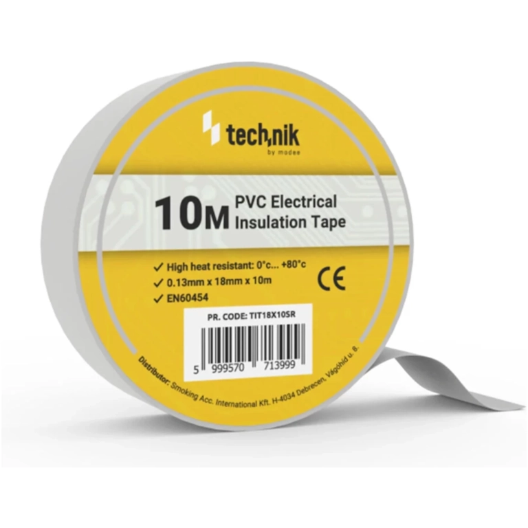 Technik izolačná páska 0,13mm x 18mm x 10m strieborná