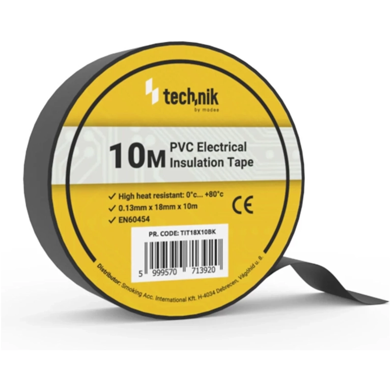Technik izolačná páska 0,13mm x 18mm x 10m čierna