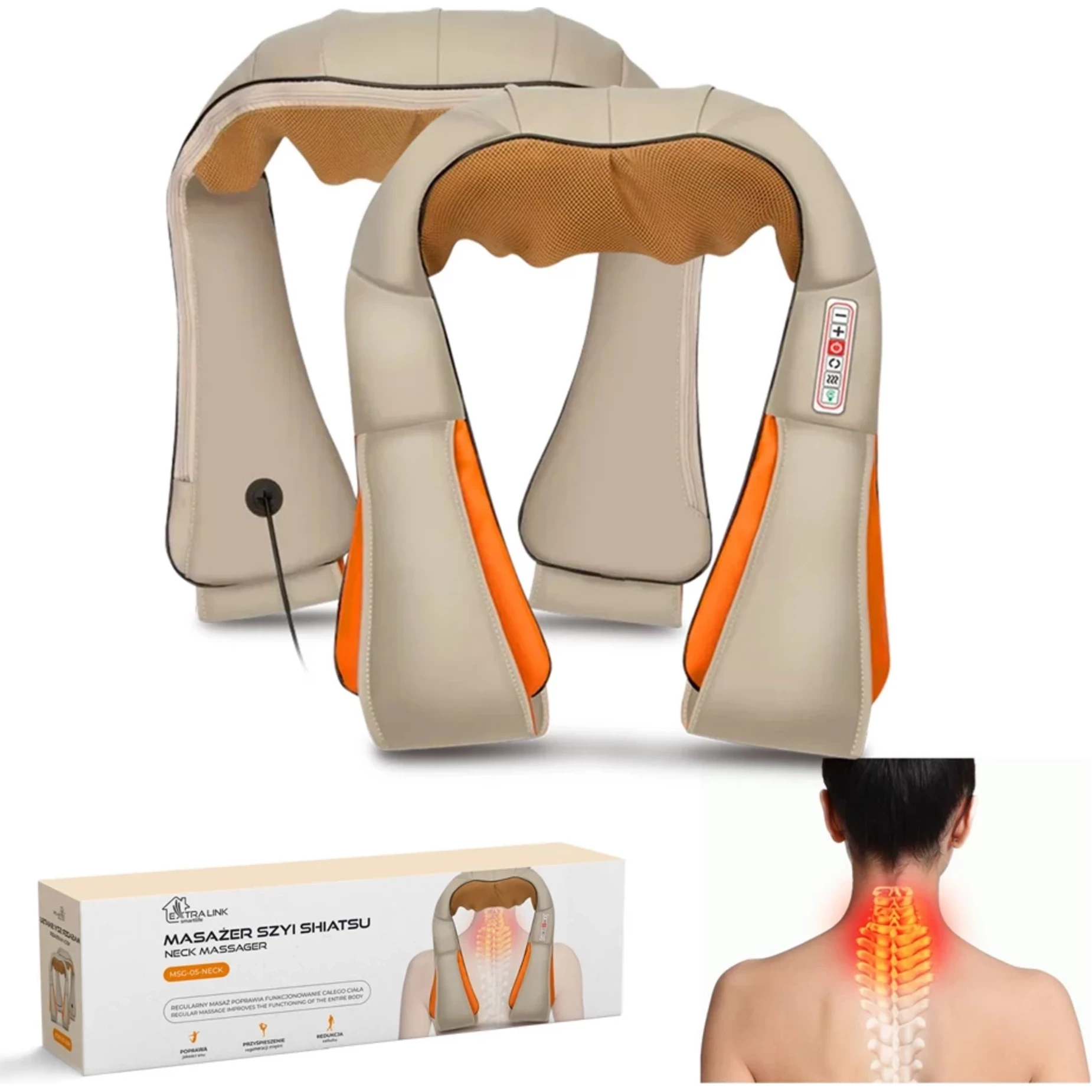 Extralink MSG05 masážny prístroj na krk Extralink MSG05 masážny prístroj na krk