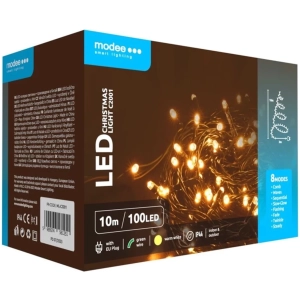 Modee Lighting LED vianočná reťaz 100 LED 10m teplá biela