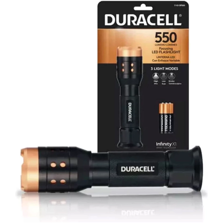 Duracell Flashlight DF550SE AAA IPX4 550lumenov