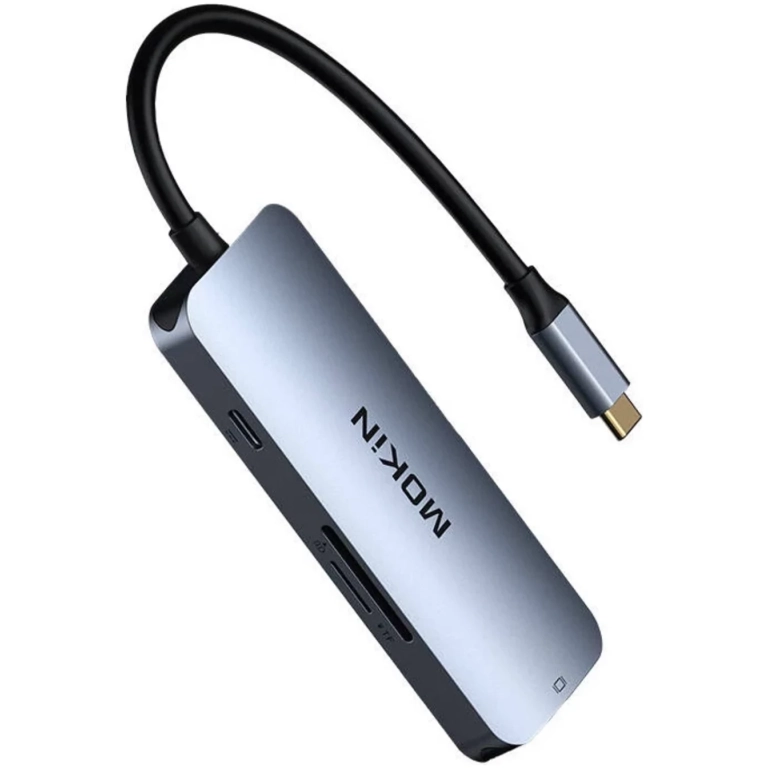 MOKiN 7v1 HUB USB-C na 3xUSB 3.0+SD/TF+HDMI+PD
