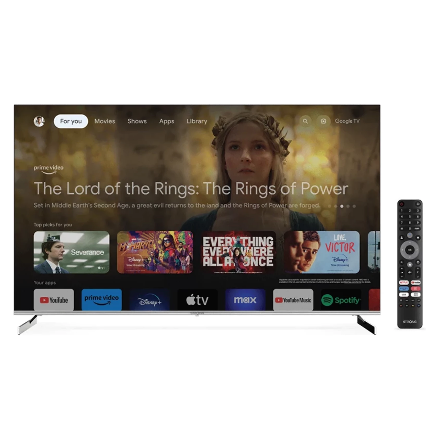 TV STRONG SRT 65UF8733 65"/165 cm QLED Google TV TV STRONG SRT 65UF8733 65"/165 cm QLED Google TV