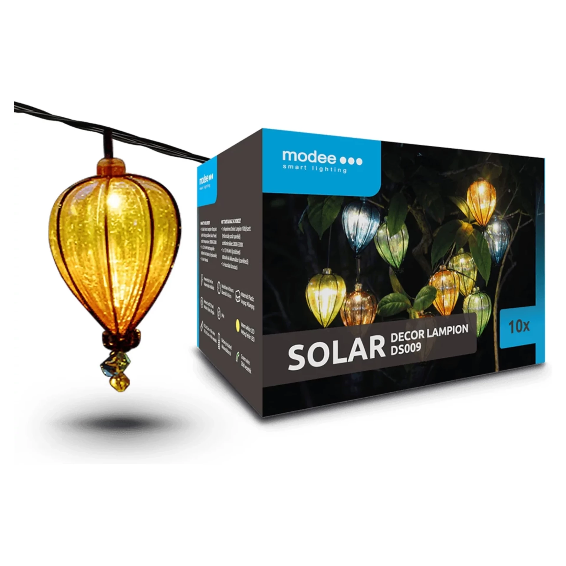 Modee solárne svietidlo DS009 10ks 4,9m Modee solárne svietidlo DS009 10ks 4,9m