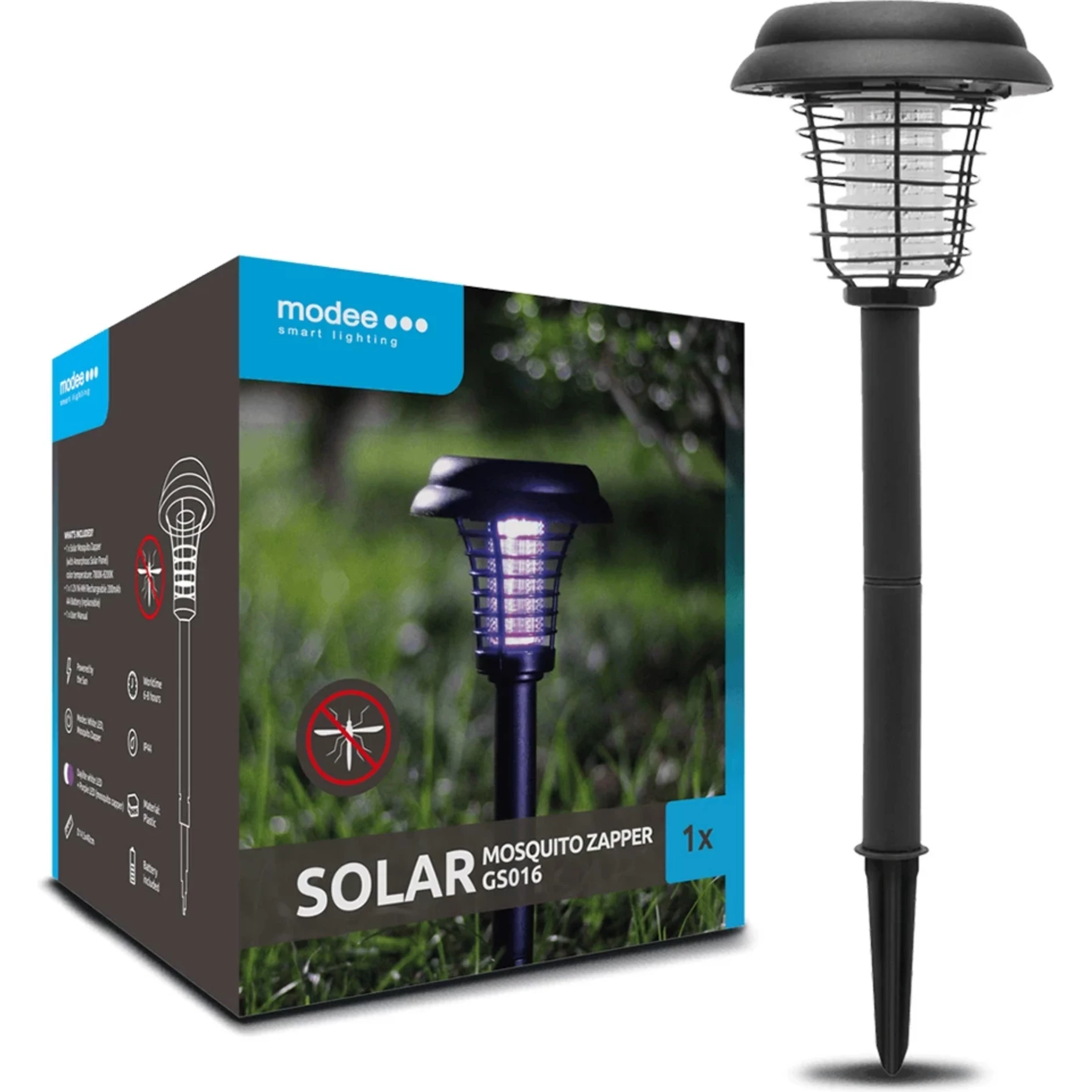 Modee solárne svietidlo GS016 zapichovacie 40cm 1ks odpudzovač komárov Modee solárne svietidlo GS016 zapichovacie 40cm 1ks odpudzovač komárov