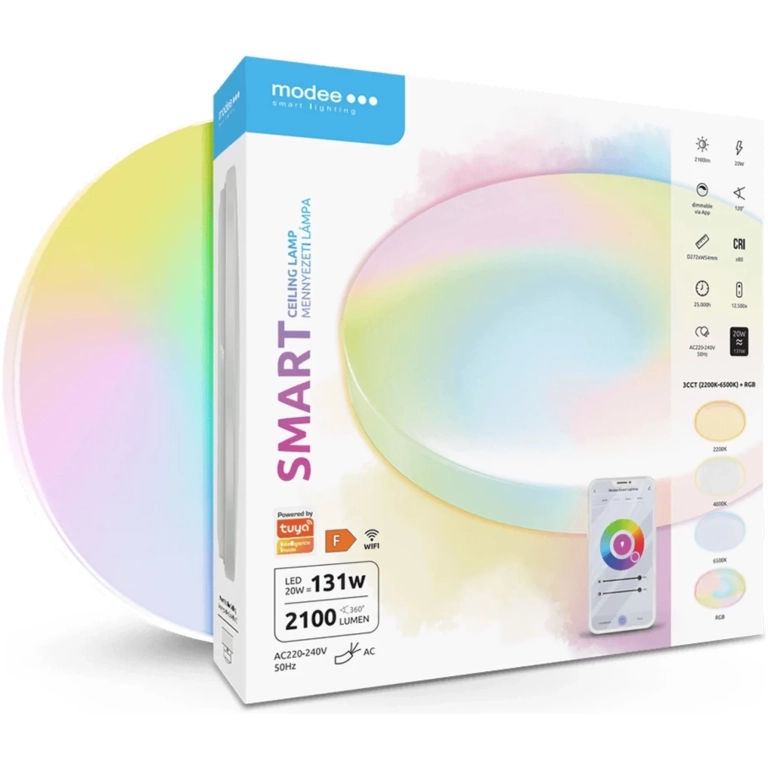 Modee LED SMART stropné svietidlo 20W 2100 lumenov
