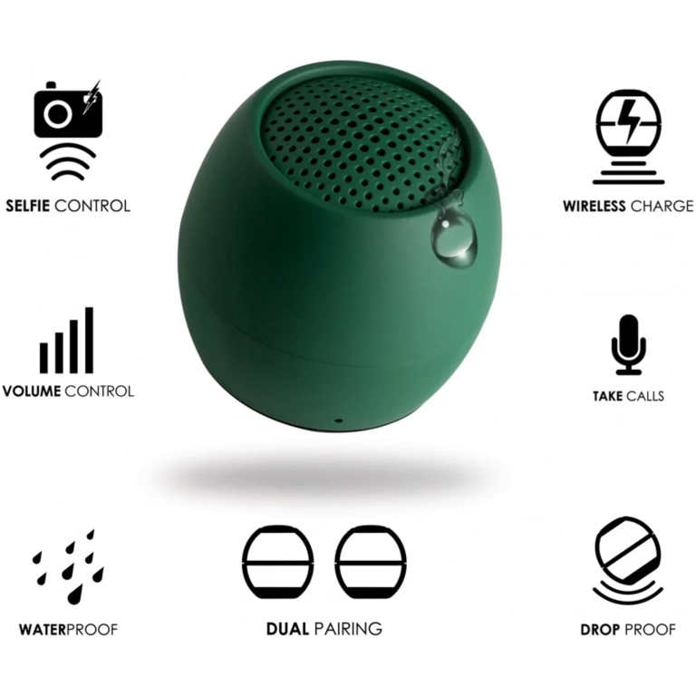 BOOMPODS Zero bezdrôtový reproduktor zelený
