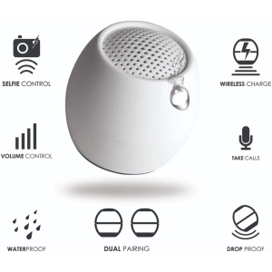 BOOMPODS Zero bezdrôtový reproduktor biely